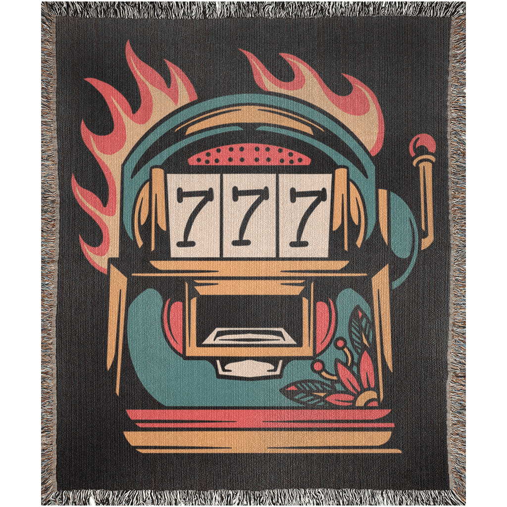 Lucky 777 - Woven Blanket - Foxlark Crystal Jewelry