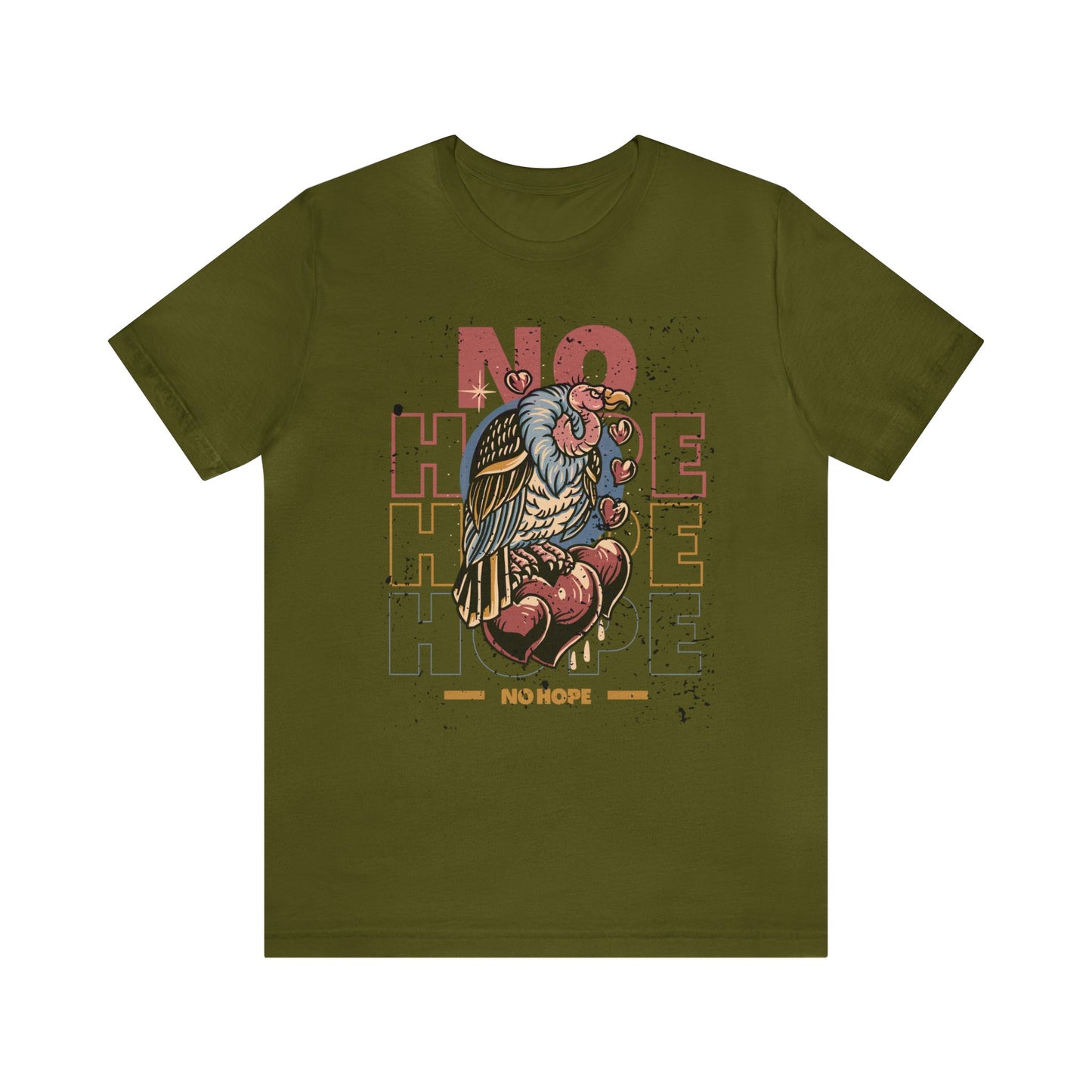 No Hope Vulture Tattoo T-shirt / Traditional Tattoo Tee Shirt / Punk Rock Clothing Tshirt Rockabilly Psychobilly Freak Goth - Foxlark Crystal Jewelry