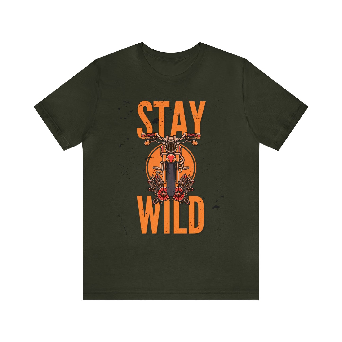 Stay Wild Tattoo T-shirt / Traditional Tattoo Tee Shirt / Punk Rock Clothing Tshirt Rockabilly Psychobilly Freak Goth - Foxlark Crystal Jewelry