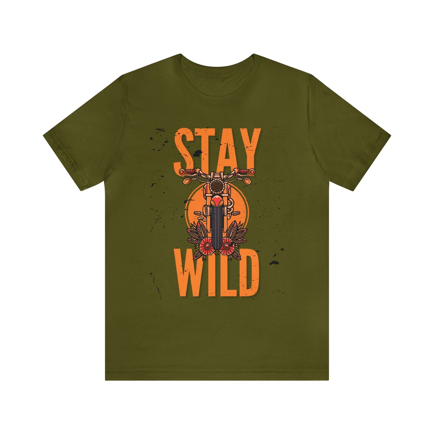Stay Wild Tattoo T-shirt / Traditional Tattoo Tee Shirt / Punk Rock Clothing Tshirt Rockabilly Psychobilly Freak Goth - Foxlark Crystal Jewelry