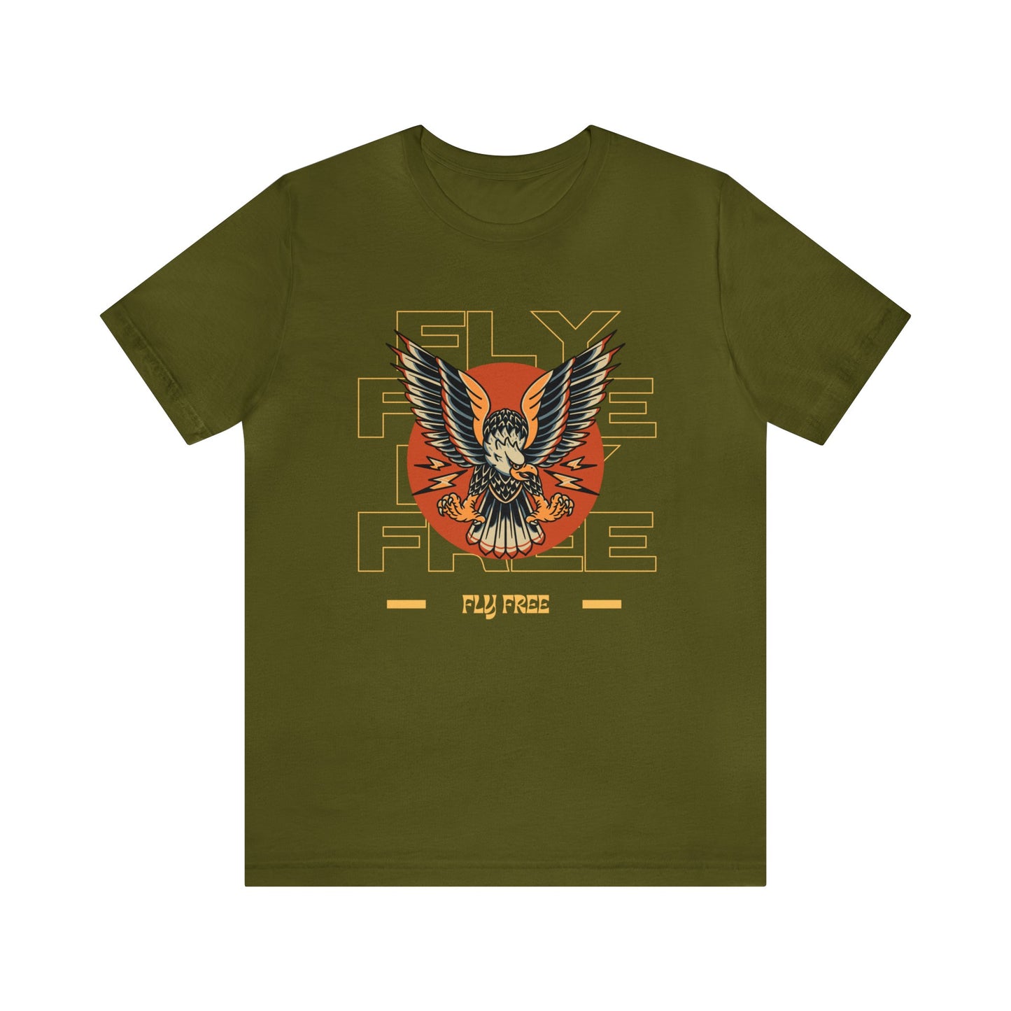Fly Free Eagle Tattoo T-shirt / Traditional Tattoo Tee Shirt / Punk Rock Clothing Tshirt Rockabilly Psychobilly Freak Goth - Foxlark Crystal Jewelry