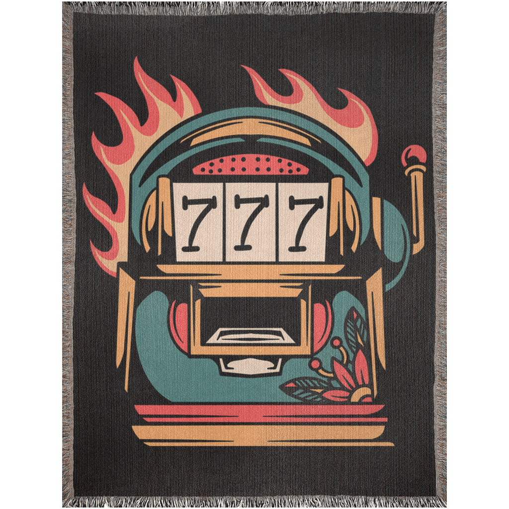 Lucky 777 - Woven Blanket - Foxlark Crystal Jewelry