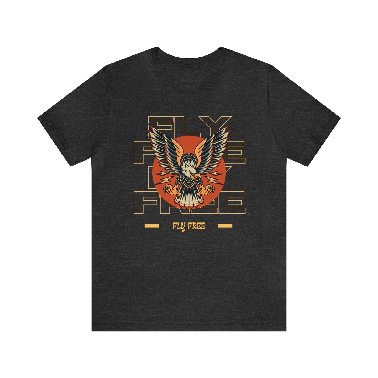 Fly Free Eagle Tattoo T-shirt / Traditional Tattoo Tee Shirt / Punk Rock Clothing Tshirt Rockabilly Psychobilly Freak Goth - Foxlark Crystal Jewelry