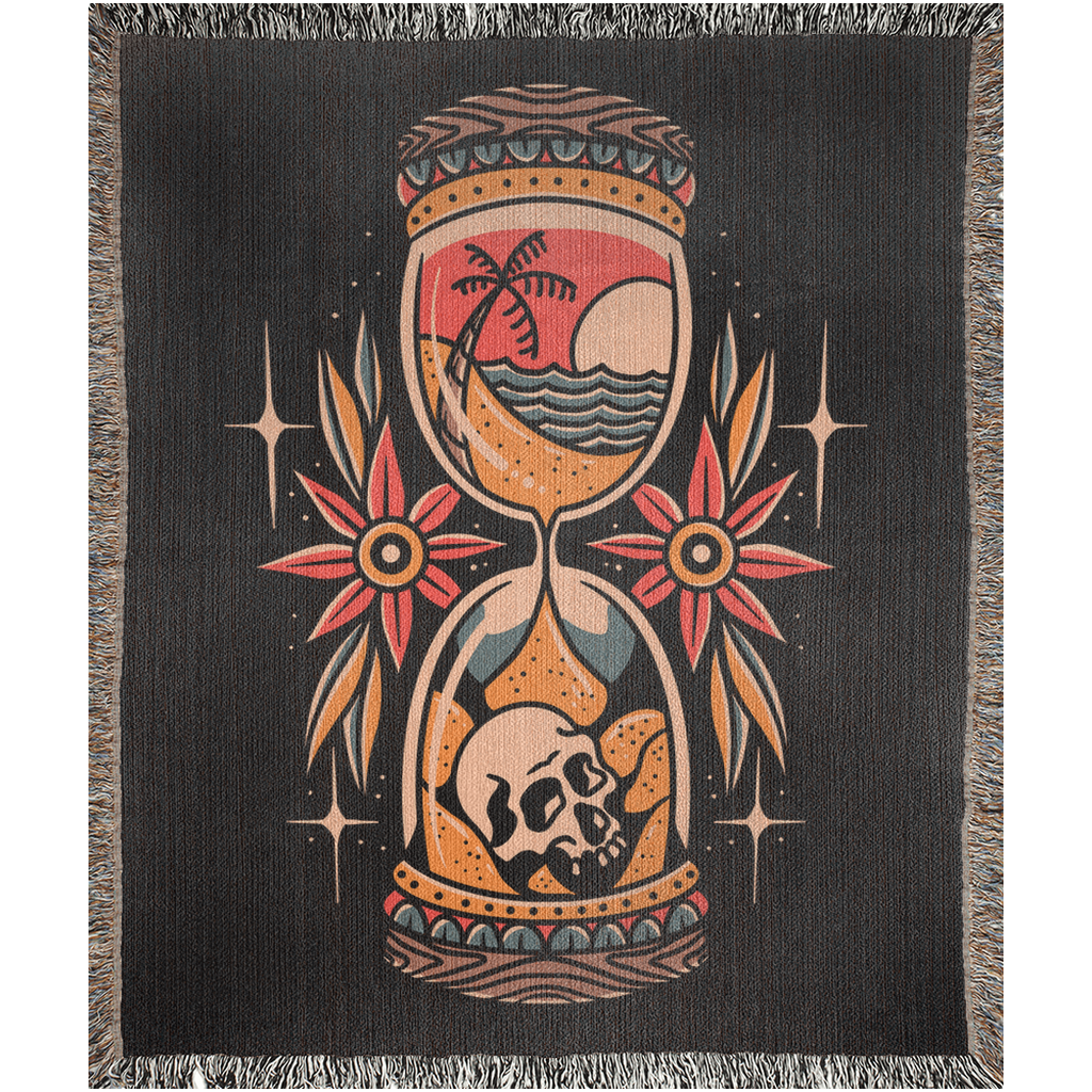On Island Time - Woven Blanket - Foxlark Crystal Jewelry
