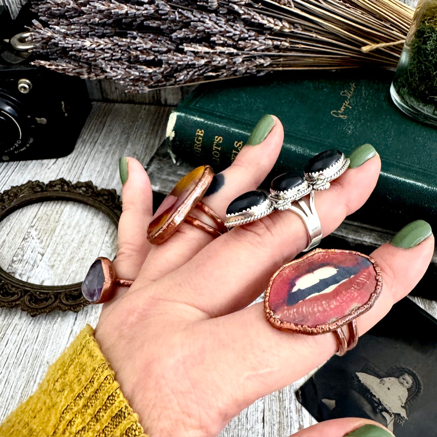 Size 7 Copper / Silver FLASH SALE - NEW or Discontinued or Imperfect Jewelry - # 136 - 139