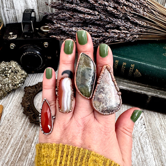 Size 8 Copper / Silver FLASH SALE - NEW or Discontinued or Imperfect Jewelry - # 192 - 195