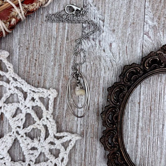 Faux Tooth Talisman Necklace / Talisman Collection-Sterling Silver