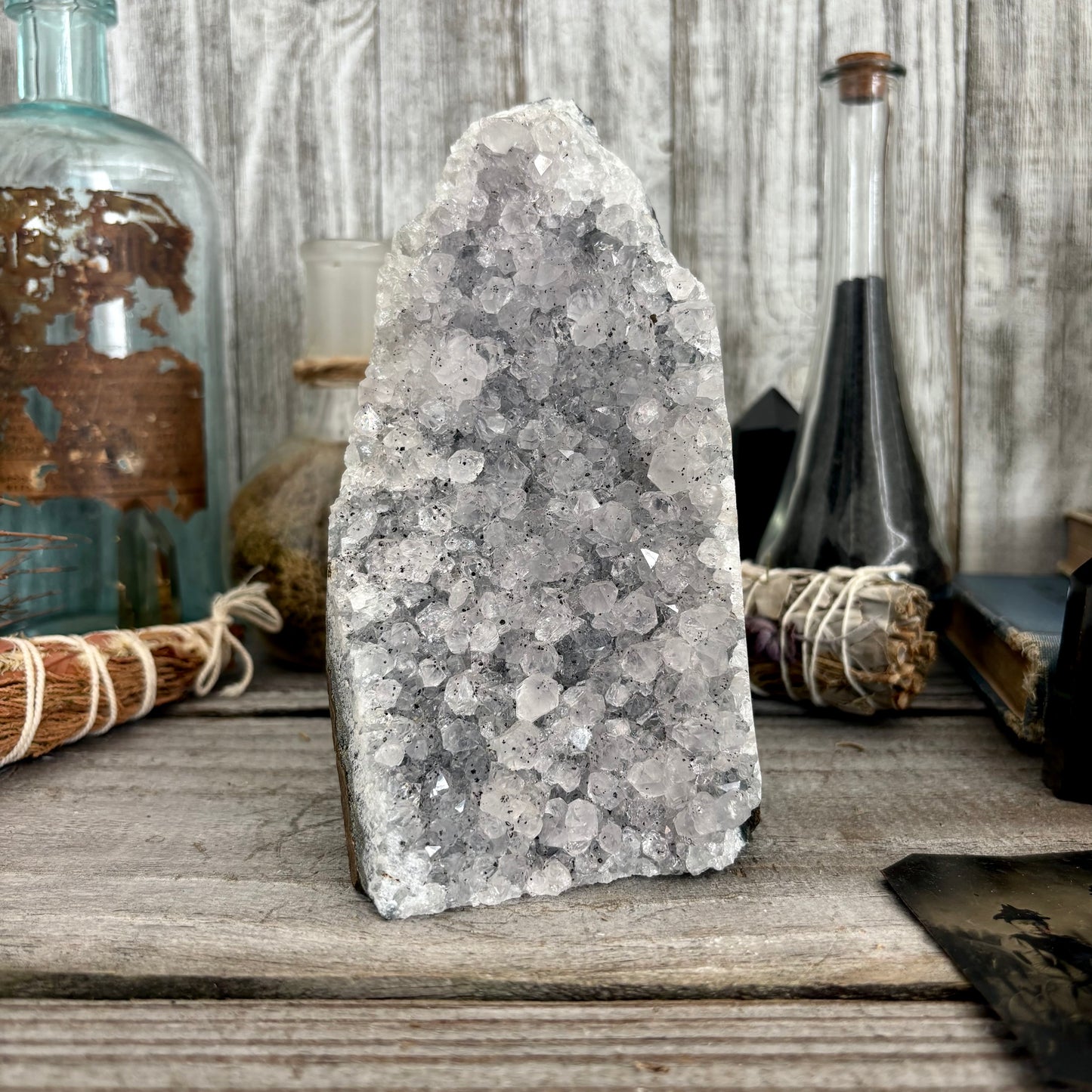 Large Self Standing Amethyst Geode Crystal Cluster / FoxlarkCrystals