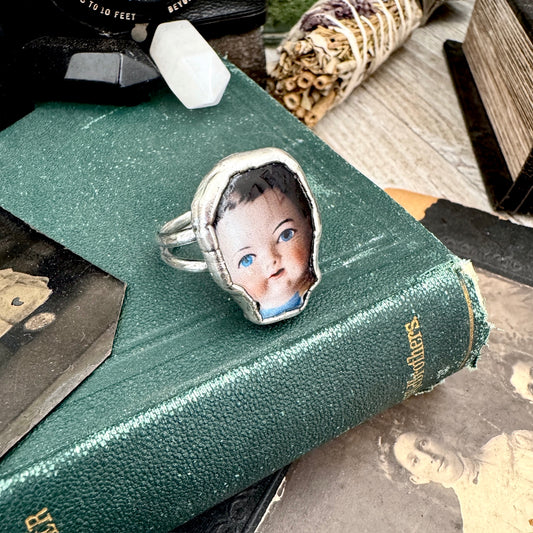 The Weirdlings - Fine Silver Ring Size 11 / One of a Kind