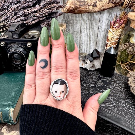The Weirdlings - Fine Silver Ring Size 8.5 / One of a Kind