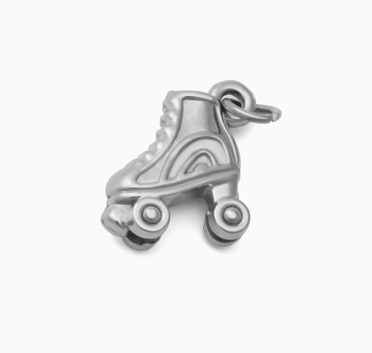 Roller Skate Charm stainless steel pendant necklace from the Lucky Charm Bar at Foxlark