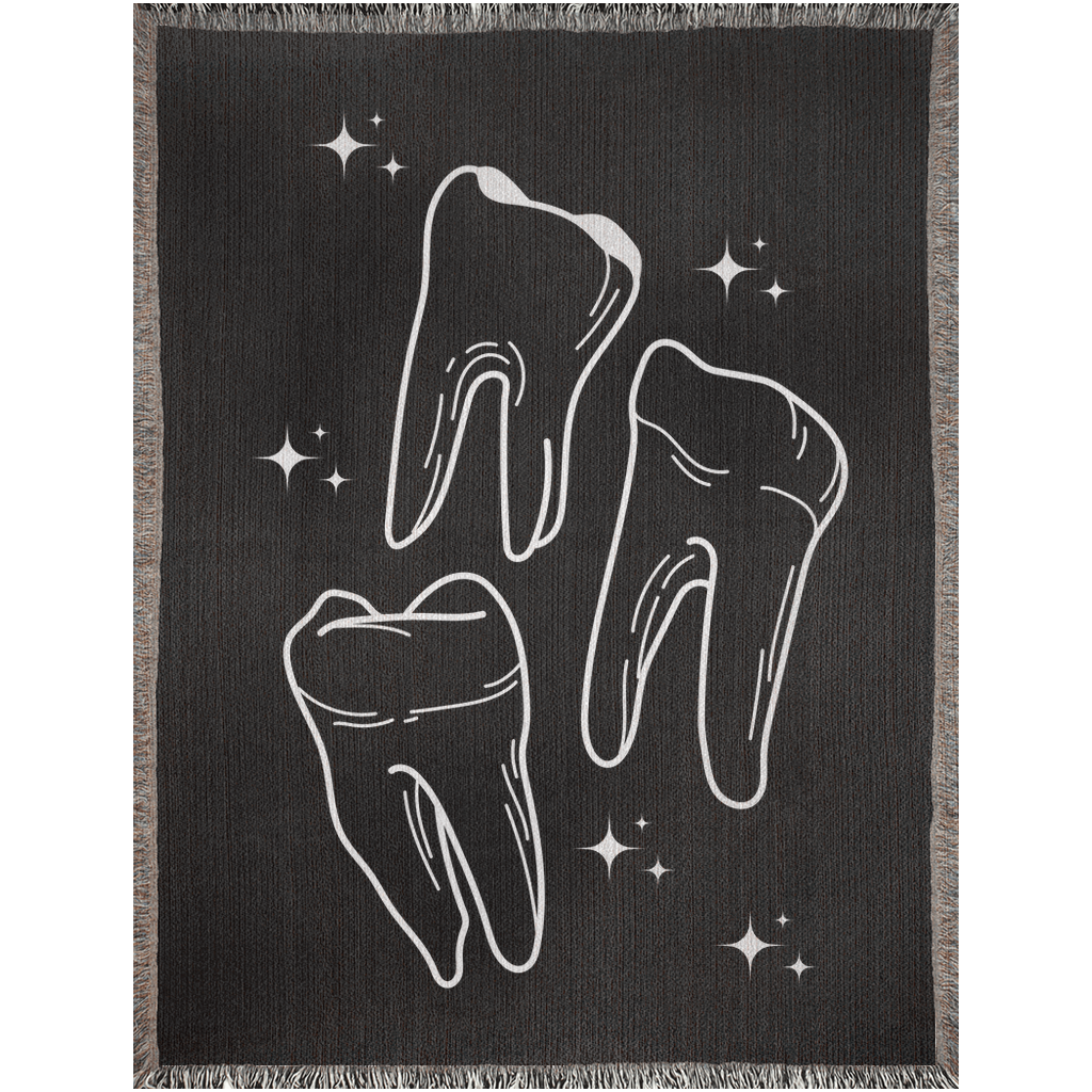 Teeth - Woven Blanket - Foxlark Crystal Jewelry