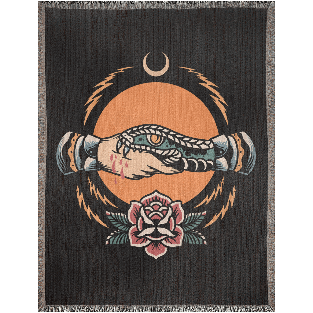Trust No One - Woven Blanket - Foxlark Crystal Jewelry