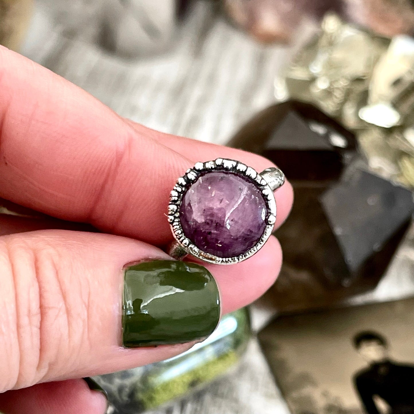 Bohemian Jewelry, Bohemian Ring, Crystal Jewelry, Crystal Ring, Electroform Jewelry, Etsy ID: 1599114934, Foxlark Alchemy, Gemstone Jewelry, Gothic Jewelry, Handmade Jewelry, Jewelry, Rings, Silver Jewelry, Star Ruby Jewelry, Star Ruby Ring, Statement Rin