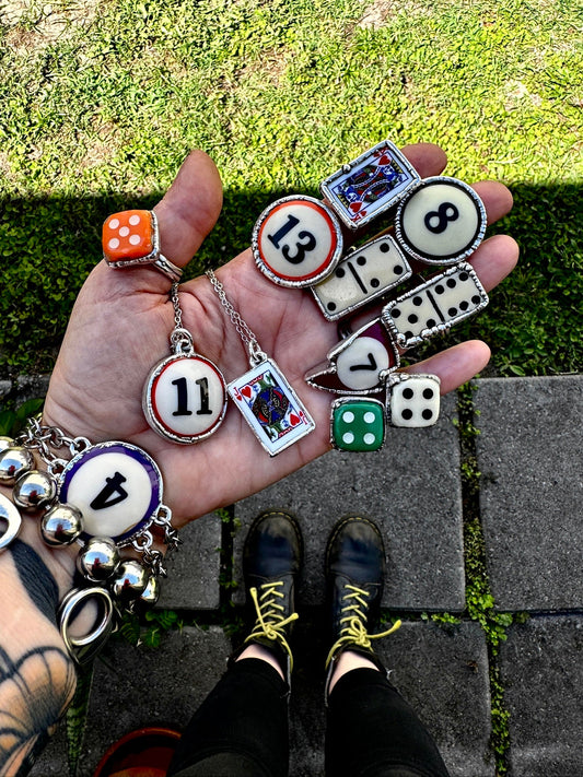 The Story Behind the Playing Games Collection — Pool Ball Rings & Game Piece Jewelry