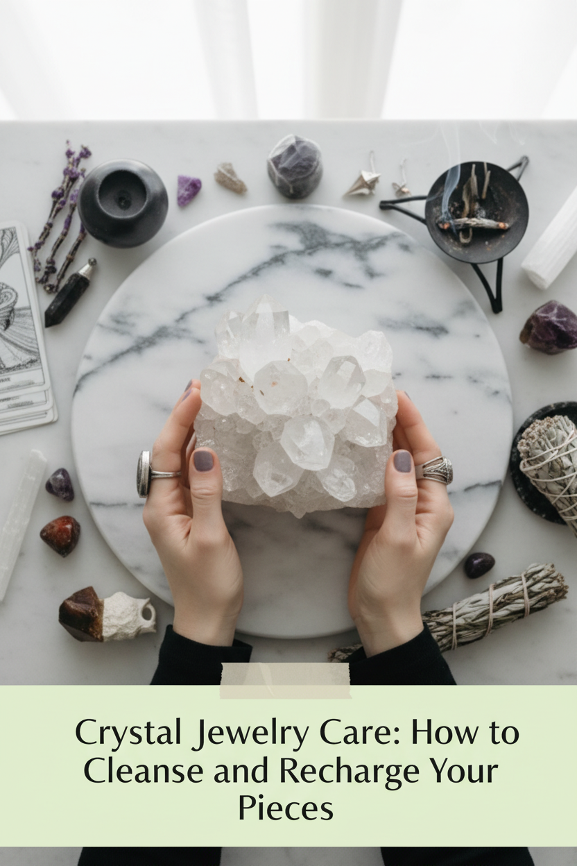 Crystal Jewelry Care: How to Cleanse and Recharge Your Pieces