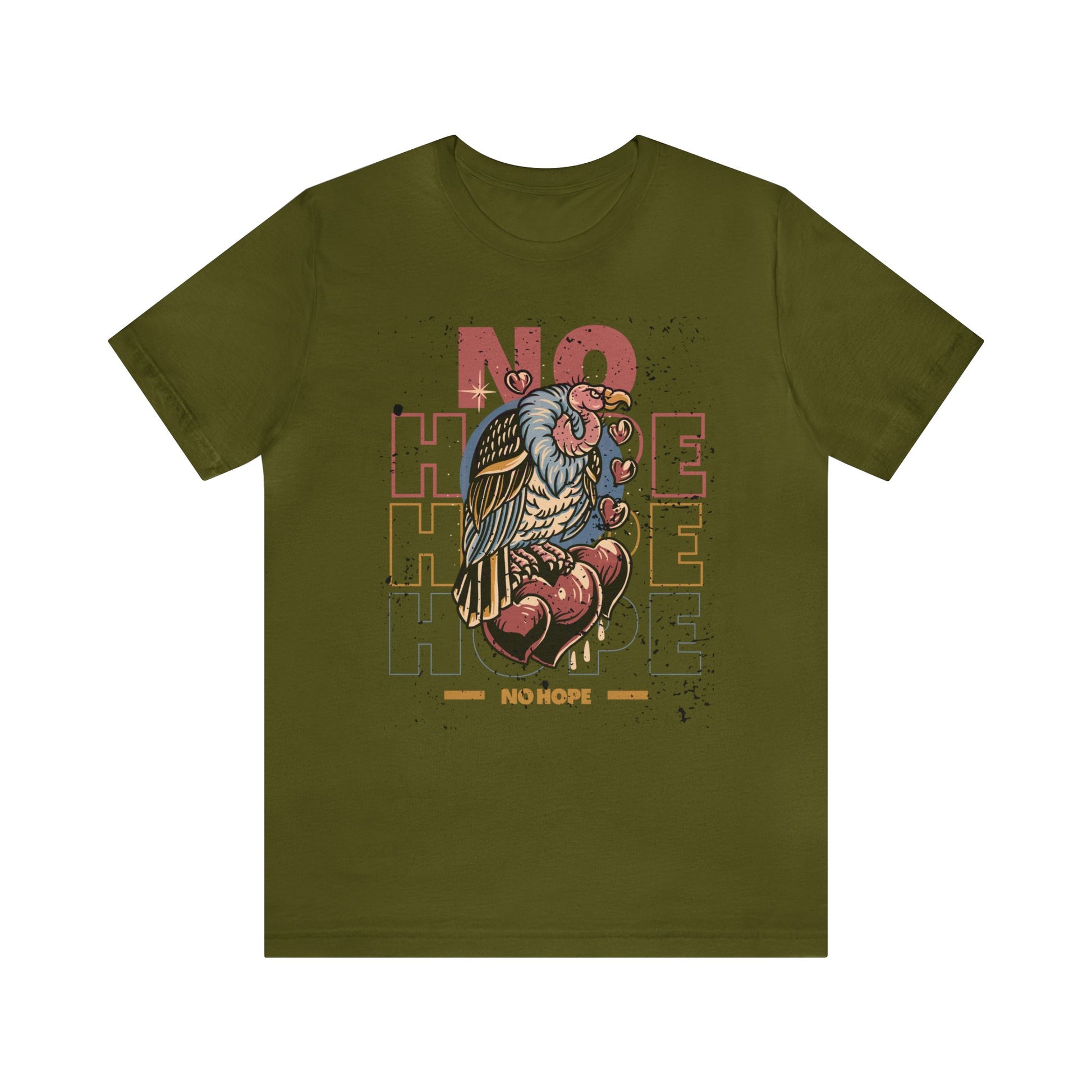 No Hope Vulture Tattoo T-shirt / Traditional Tattoo Tee Shirt / Punk Rock Clothing Tshirt Rockabilly Psychobilly Freak Goth - Foxlark Crystal Jewelry