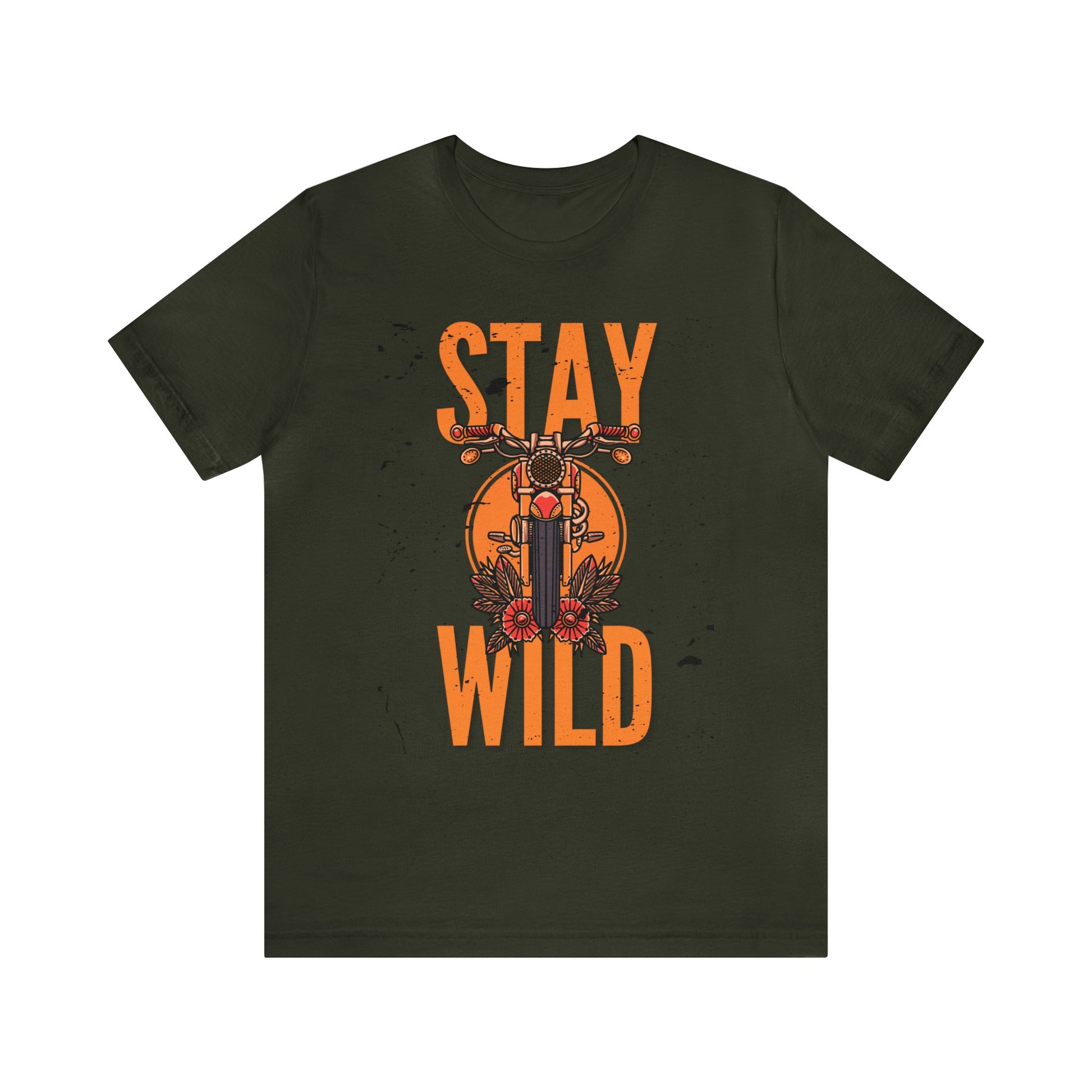 Stay Wild Tattoo T-shirt / Traditional Tattoo Tee Shirt / Punk Rock Clothing Tshirt Rockabilly Psychobilly Freak Goth - Foxlark Crystal Jewelry