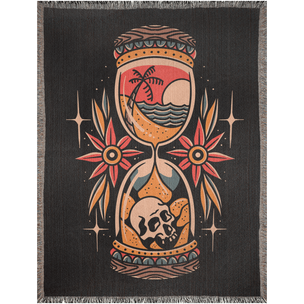 On Island Time - Woven Blanket - Foxlark Crystal Jewelry