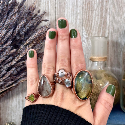 Size 7 Copper / Silver FLASH SALE - NEW or Discontinued or Imperfect Jewelry -  #200- #203