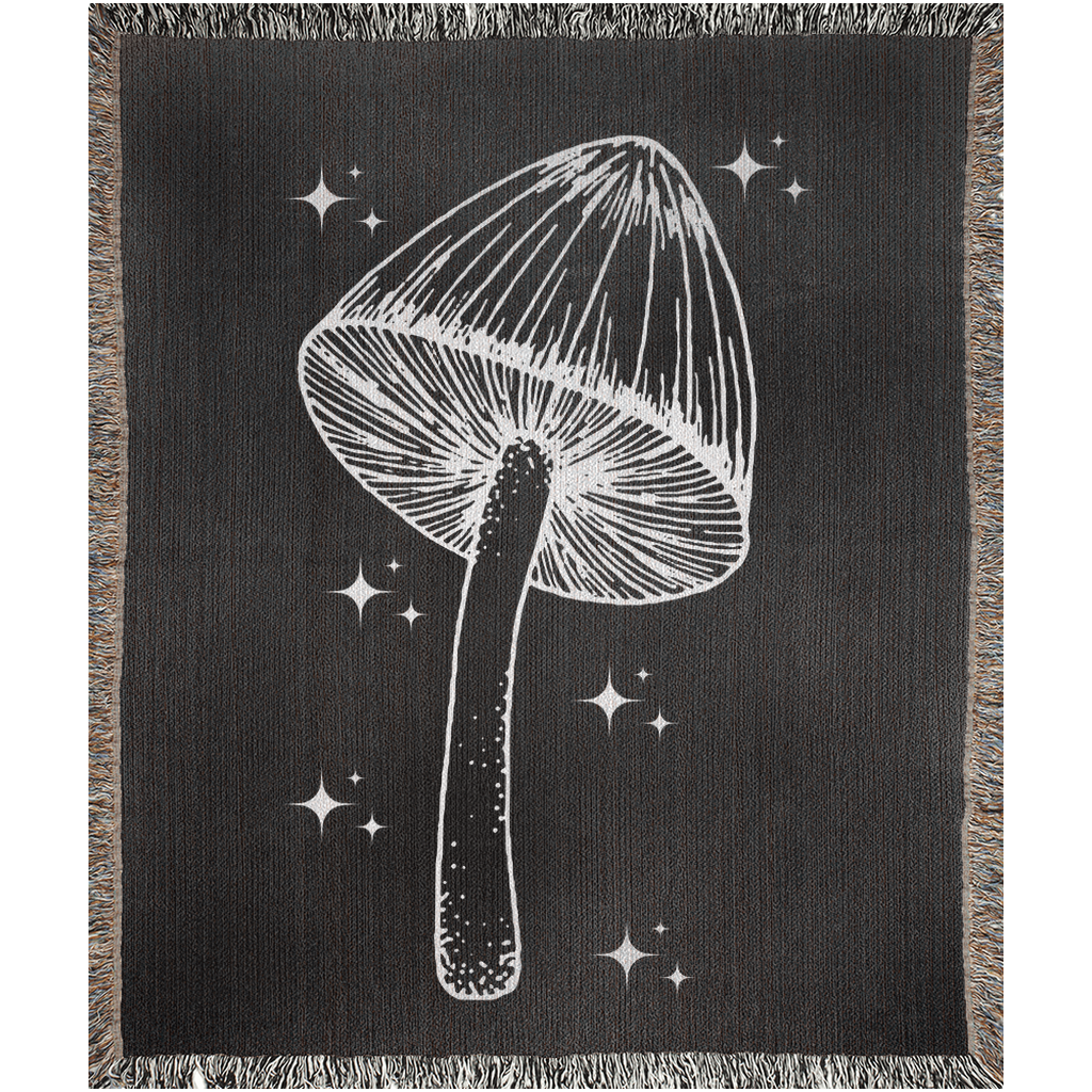Mushroom - Woven Blanket - Foxlark Crystal Jewelry