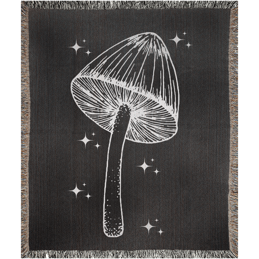 Mushroom - Woven Blanket