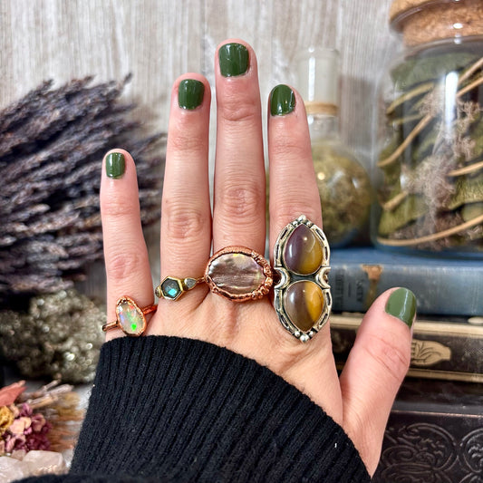 Size 8 Copper / Silver FLASH SALE - NEW or Discontinued or Imperfect Jewelry -  #772-775