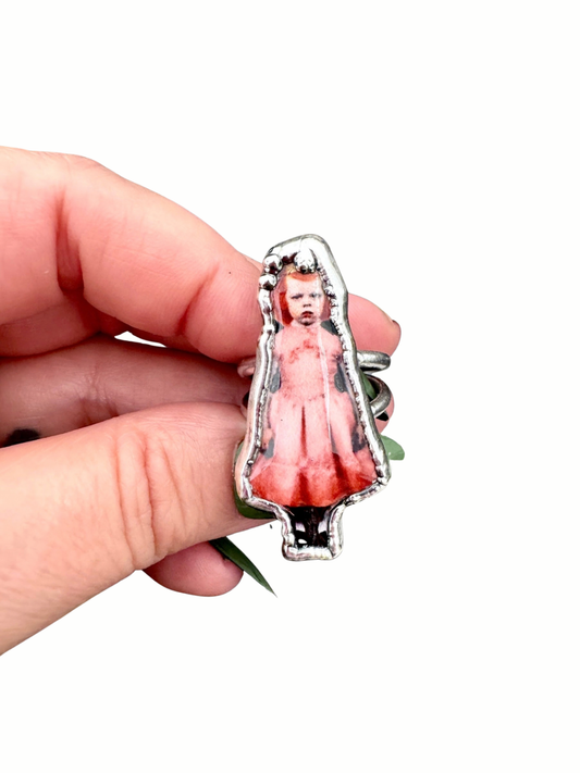 The Weirdlings - Fine Silver Ring Size 8 / One of a Kind