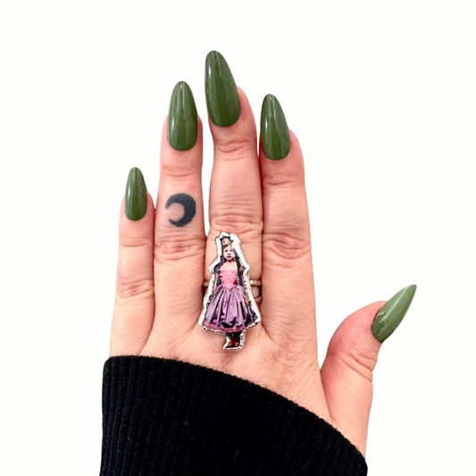 The Weirdlings - Fine Silver Ring Size 9 / One of a Kind