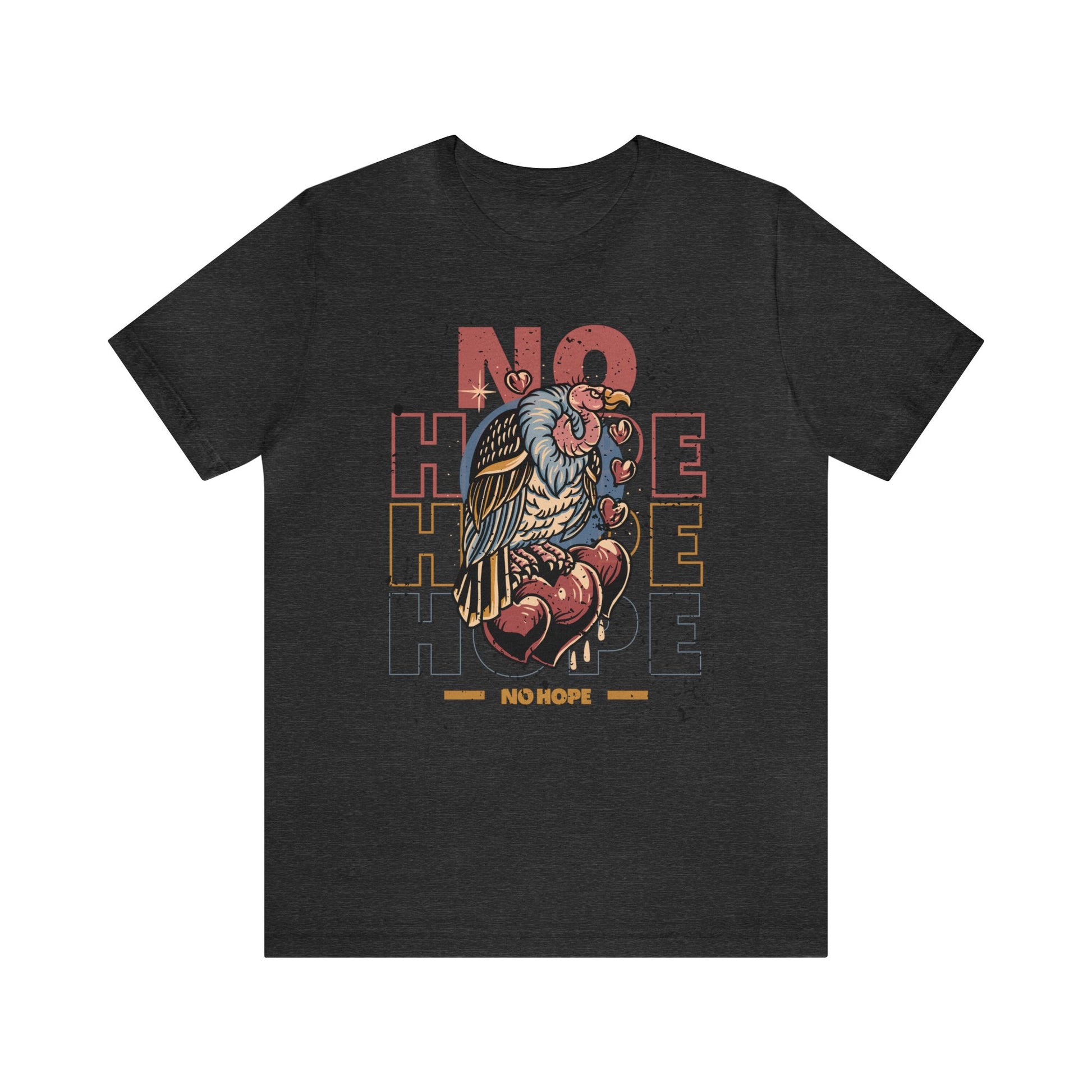 No Hope Vulture Tattoo T-shirt / Traditional Tattoo Tee Shirt / Punk Rock Clothing Tshirt Rockabilly Psychobilly Freak Goth - Foxlark Crystal Jewelry