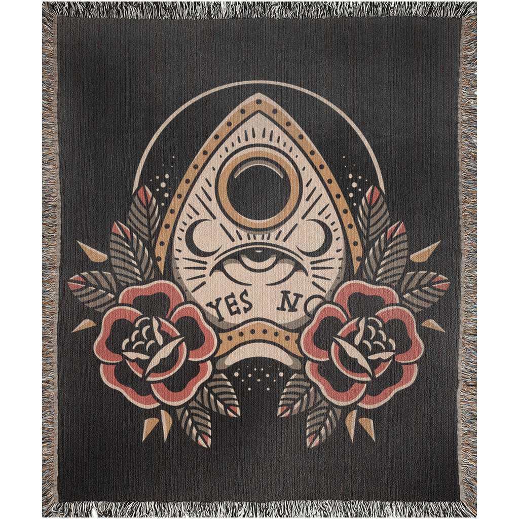 Planchette Traditional Tattoo - Woven Blanket - Foxlark Crystal Jewelry