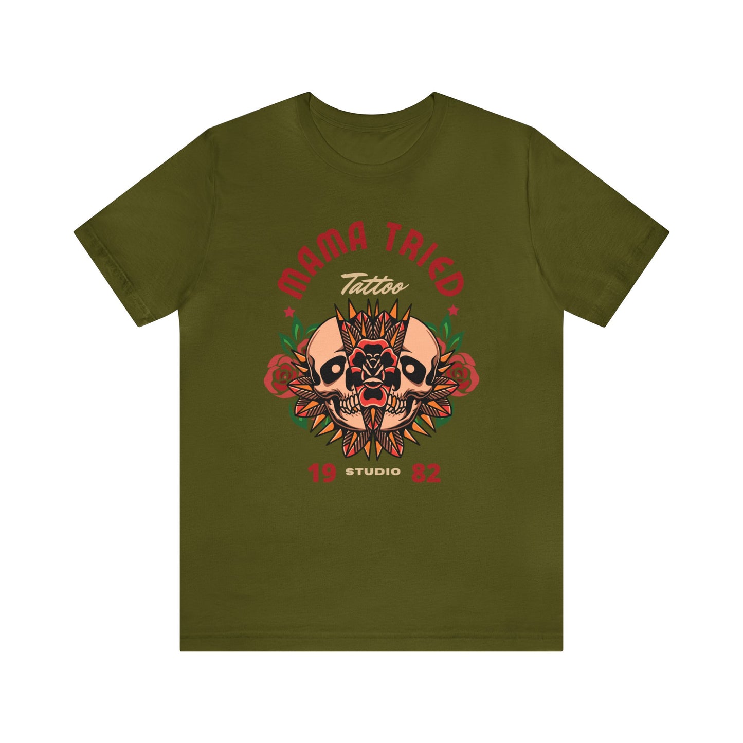 Mama Tried Tattoo T-shirt / Traditional Tattoo Tee Shirt / Punk Rock Clothing Tshirt Rockabilly Psychobilly Freak Goth - Foxlark Crystal Jewelry