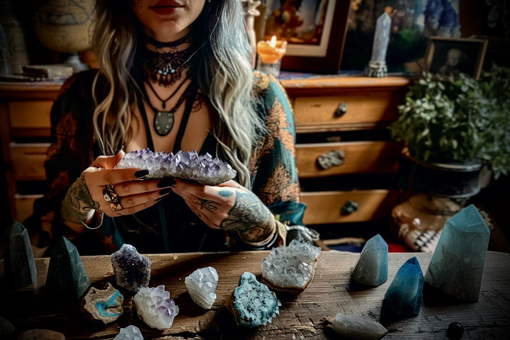 Tiny universe crystal necklace hotsell
