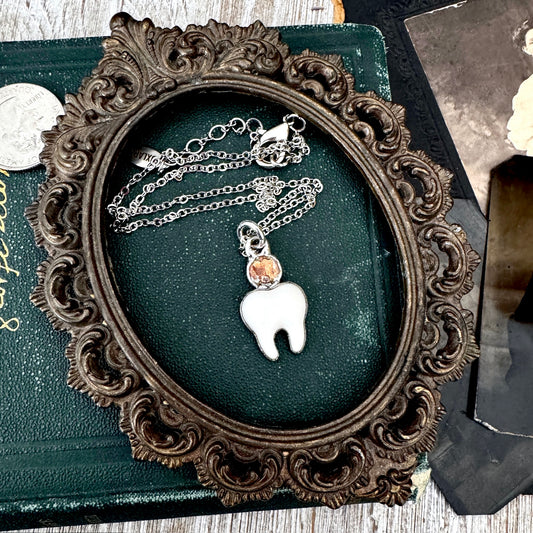 Lucky Penny Club - Tooth Fairy Necklace Fine Silver - One of a Kind
