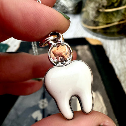 Lucky Penny Club - Tooth Fairy Necklace Fine Silver - One of a Kind