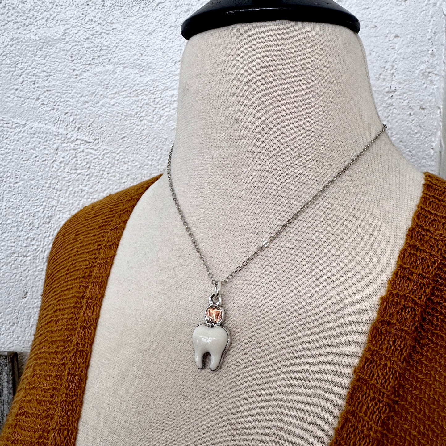 Lucky Penny Club - Tooth Fairy Necklace Fine Silver - One of a Kind
