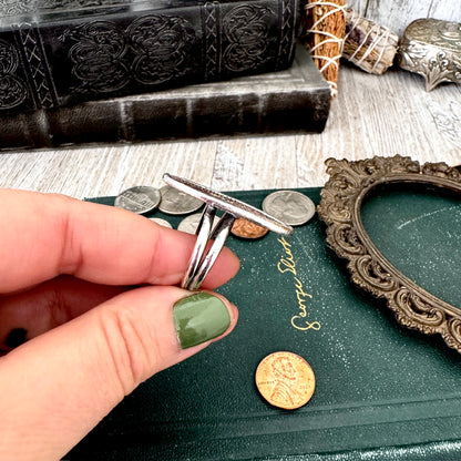 Lucky Penny Club - Vintage My Lucky Penny Pressed Penny Ring Fine Silver Size 10.5 / One of a Kind