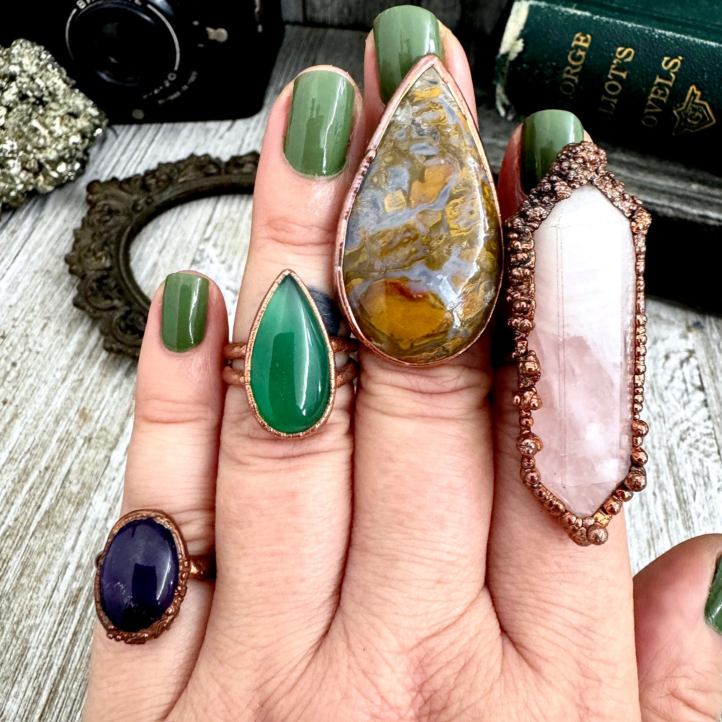 Size 6 Copper / Silver FLASH SALE - NEW or Discontinued or Imperfect Jewelry -  # 112 - 115