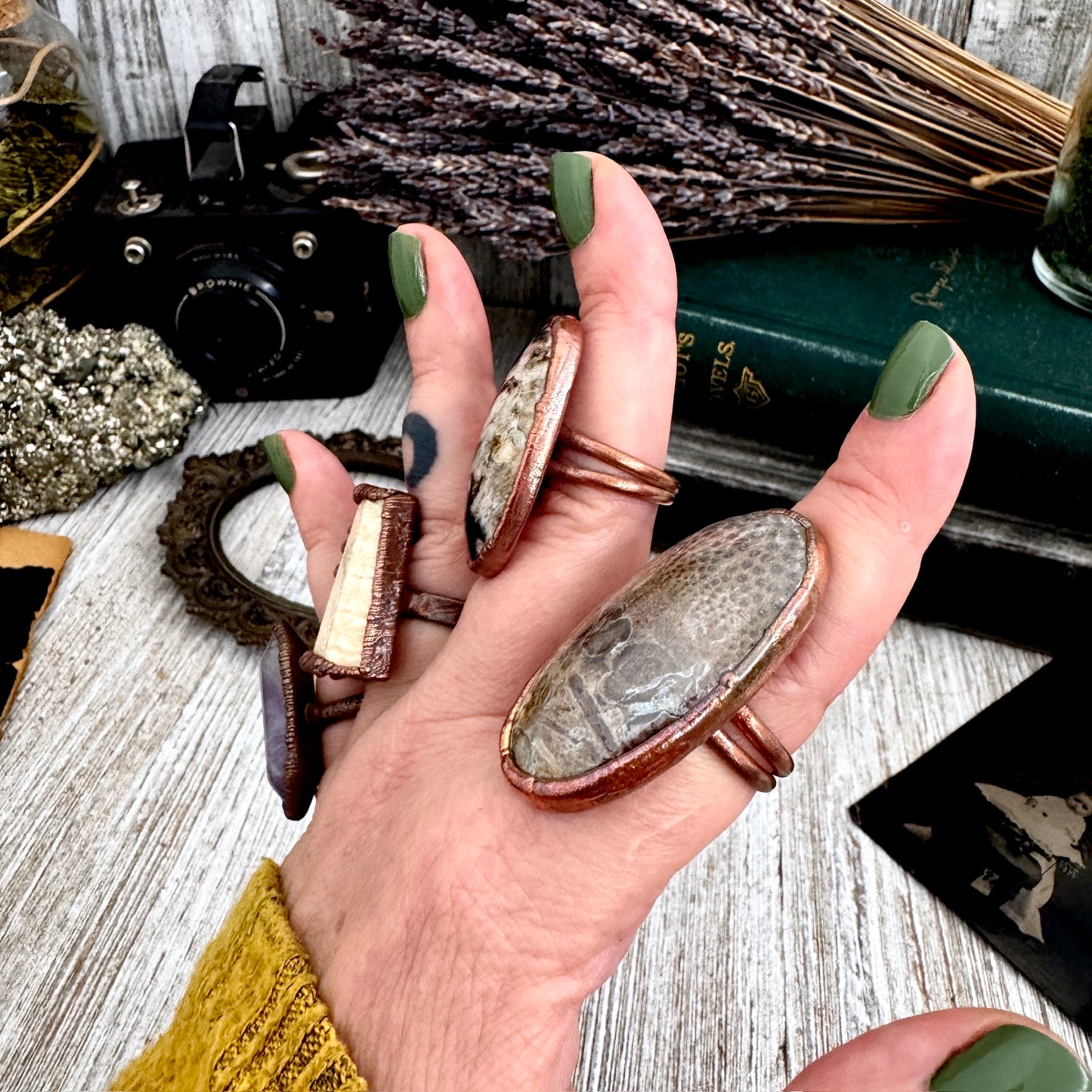 Size 9 Copper / Silver FLASH SALE - NEW or Discontinued or Imperfect Jewelry -  # 228 - 231