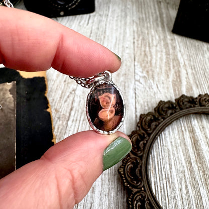 Road To Nowhere - Vintage Dive Bar Toilet Necklace Fine Silver - One of a Kind