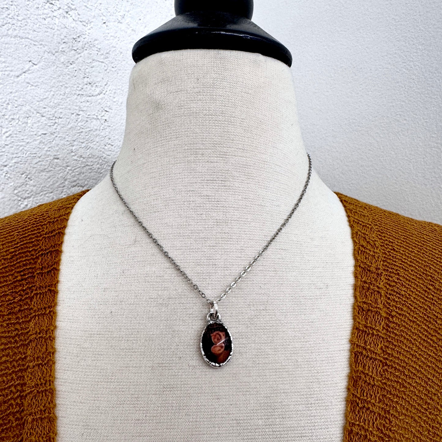 Road To Nowhere - Vintage Dive Bar Toilet Necklace Fine Silver - One of a Kind