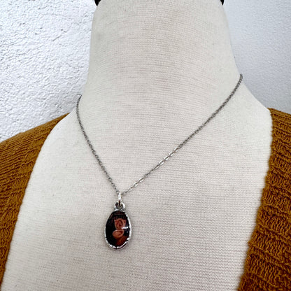 Road To Nowhere - Vintage Dive Bar Toilet Necklace Fine Silver - One of a Kind