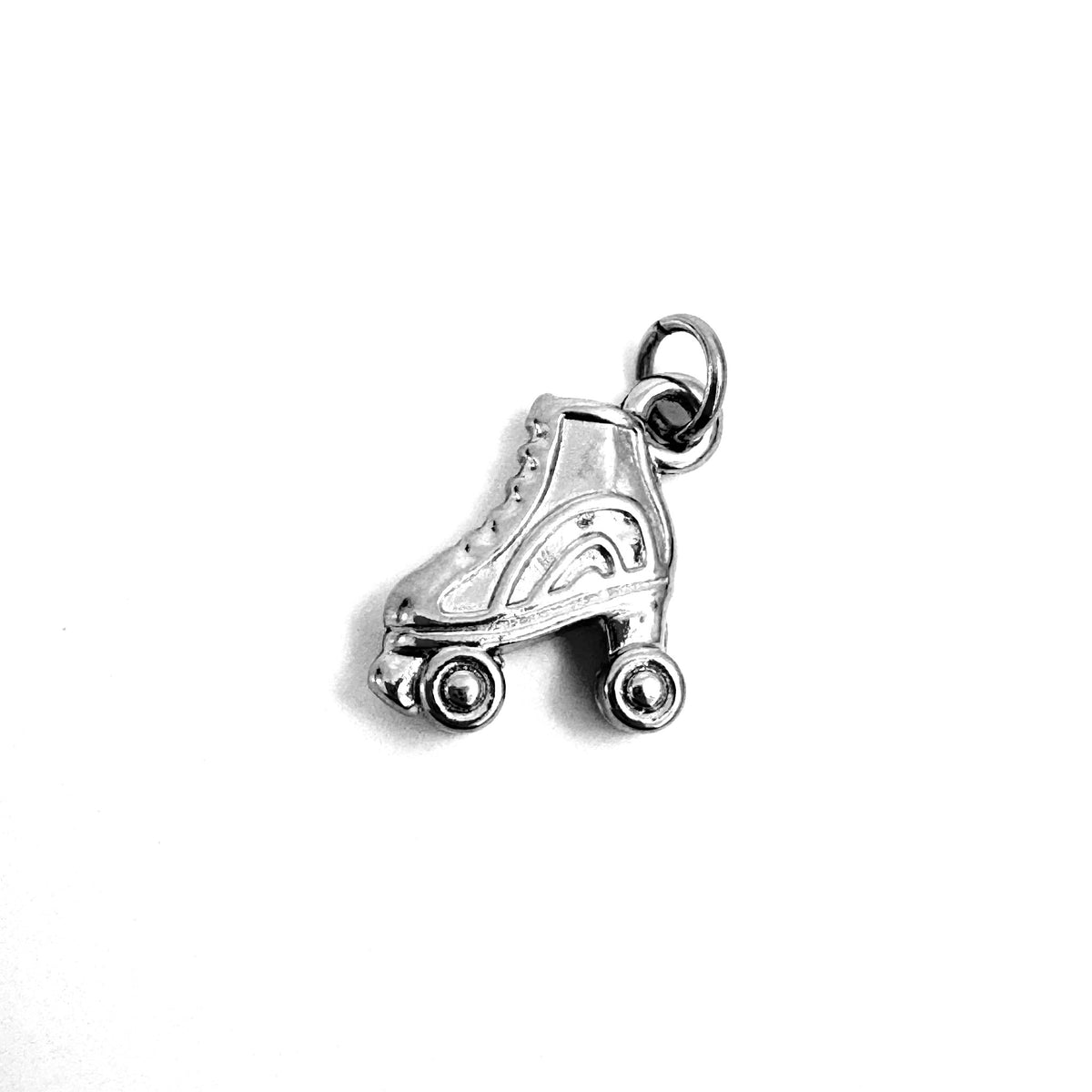 Roller Skate Charm stainless steel pendant necklace from the Lucky Charm Bar at Foxlark