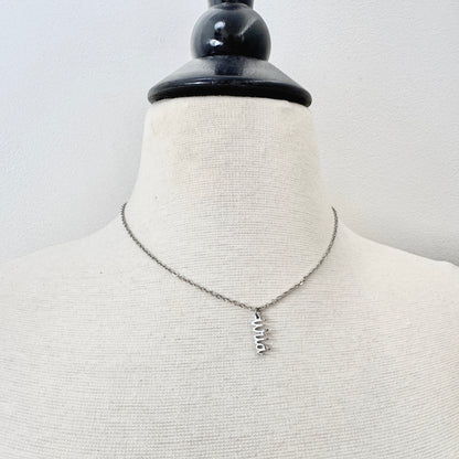 Wild Charm stainless steel pendant necklace from the Lucky Charm Bar at Foxlark