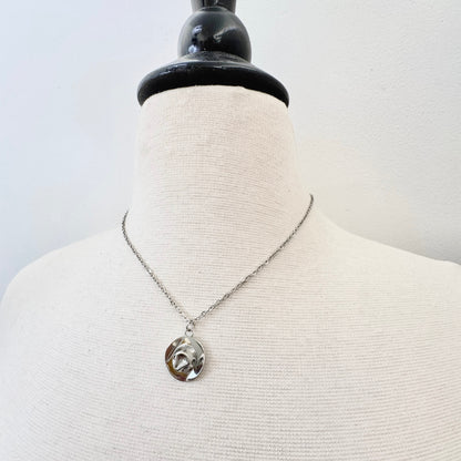 Cowboy Hat Charm stainless steel western pendant necklace from the Lucky Charm Bar at Foxlark