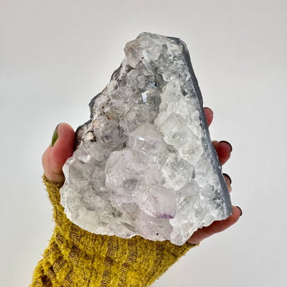 Self Standing Amethyst Geode Crystal Cluster / FoxlarkCrystals