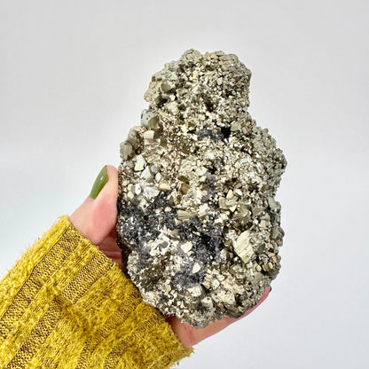 Self Standing Pyrite Crystal Cluster / FoxlarkCrystals