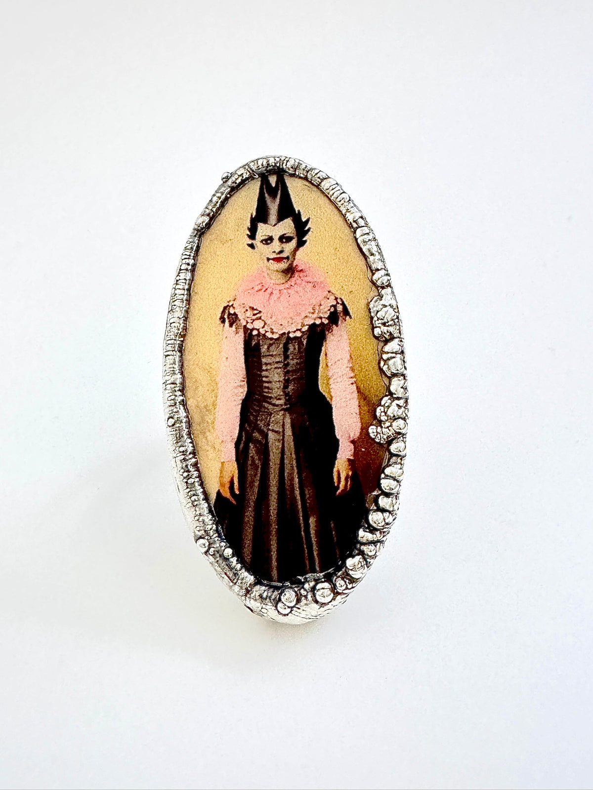 Party Girl Statement Ring – Fine Silver, Size 10 | The Weirdlings Collection