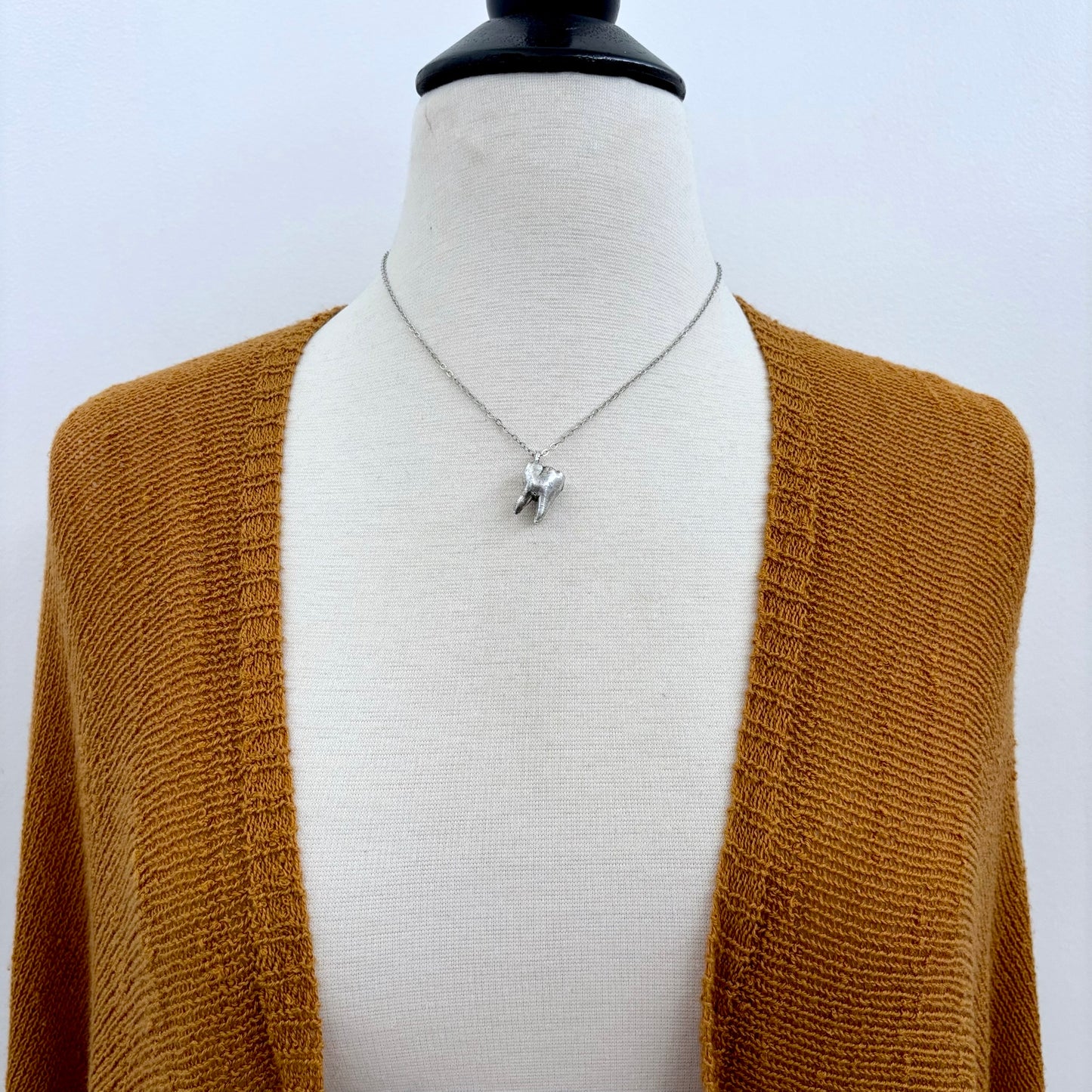 Silver Tooth Necklace Fine Silver / Foxlark Collection - One of a Kind