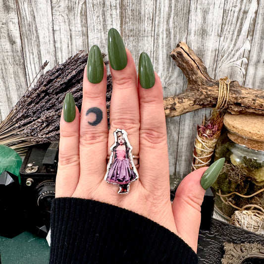 The Weirdlings - Fine Silver Ring Size 9 / One of a Kind